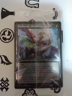 Sephiroth Fabled soldier SEALED Final Fantasy MTG Prerelease Foil Mythic Rare - Image 3