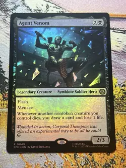 Agent Venom - Foil Marvels Spiderman Magic The Gathering - Image 5