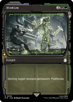 MTG Fallout - Atomize (R 0338) - Foil - Image 1