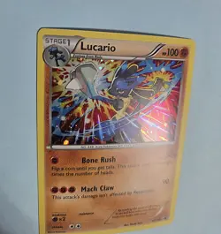 2016 Lucario XY140 - Cosmos Holo Rare - Black Star Promo - NM/MINT Pokemon TCG - Image 3