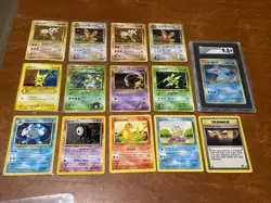 Vintage Pokemon TCG Holo Rare And Non Holo Rare Lot of 14 Cards - Image 1