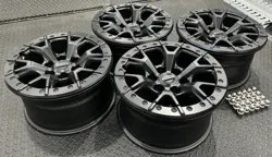 Raptor R 17" Ford F-150 Black Beadlock OEM 2023 Wheels Rims Lariat Tremor TPMS - Image 2