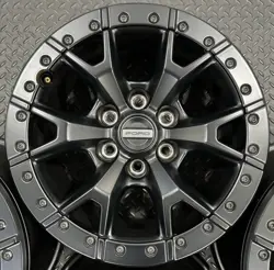 Raptor R 17" Ford F-150 Black Beadlock OEM 2023 Wheels Rims Lariat Tremor TPMS - Image 4
