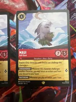 Disney Lorcana TCG - 1x Maui Half-Shark - 124/204 - Azurite Sea - Legendary - Image 3