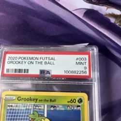 Pokemon 2020 Futsal Promo Grookey On the Ball, PSA 9 Mint, 003/005 - Image 2