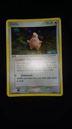 POKEMON CLEFFA STAMPED EX UNSEEN FORCES 21/115 ENG EXC NO SHINING CHARIZARD - Image 1