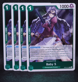 OP05-034 Baby 5 (R) Awakening of the New Era One Piece CCG x4 Playset NM - Image 1