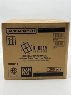 GUNDAM TCG Case 12x Booster Box Newtype Rising GD01 - ENGLISH Factory Sealed - Image 3
