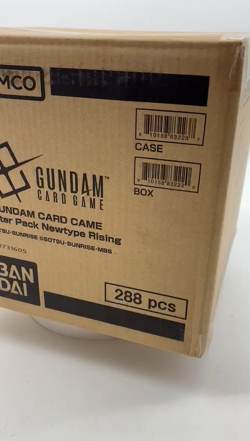 GUNDAM TCG Case 12x Booster Box Newtype Rising GD01 - ENGLISH Factory Sealed - Image 2