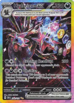 HYDREIGON EX Surging Sparks Full Art Double Rare Holo Card 240/191 POKEMON - Image 2