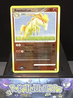 Pokemon Card Rapidash 59/130 Reverse Holo Diamond & Pearl Base Near Mint - Image 1
