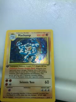 Machamp 7 grade first edition base setpokemon cards - Image 2