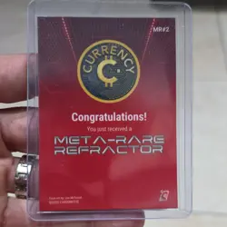 Cardsmiths Currency Meta-Rare Refractor Holo Snake MR#2 Card 2025 - Image 2