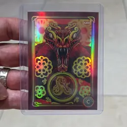 Cardsmiths Currency Meta-Rare Refractor Holo Snake MR#2 Card 2025 - Image 3