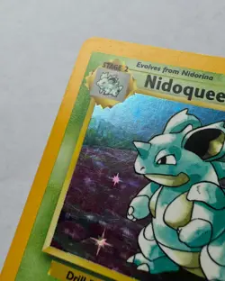 Nidoqueen Holo Rare - No Symbol Error -Jungle Set 7/64 - Vintage Pokemon Card - Image 3