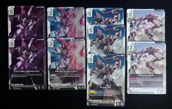 Gundam TCG GD03 Steel Requiem Rare Cards GD03-071, GD03-072, GD03-073, GD03-074 - Image 1