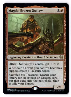 Magda, Brazen Outlaw NM* FOIL Kaldheim ENGLISH 142/285 mtg -UnltdCards - Image 1