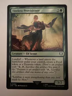 Tireless Provisioner #0262 (NM) Lord of the Rings LTC Magic MTG - Image 1