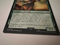 Tireless Provisioner #0262 (NM) Lord of the Rings LTC Magic MTG - Image 2