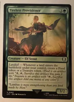 Tireless Provisioner #0262 (NM) Lord of the Rings LTC Magic MTG - Image 5