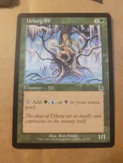 Apocalypse #90 Urborg Elf MTG Magic The Gathering Green C PLAYED BULK DISCOUNT - Image 1