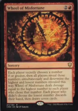 Wheel of Misfortune - Commander Legends: #211, Magic: The Gathering Nm C252 - Image 1