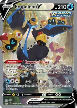 Empoleon V - 146/163 - Pokemon Battle Styles Sword & Shield Alternate Art NM - Image 1