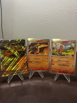 Charizard, Charmeleon & Charmander Pokemon 151 Set Of 3 - Image 1