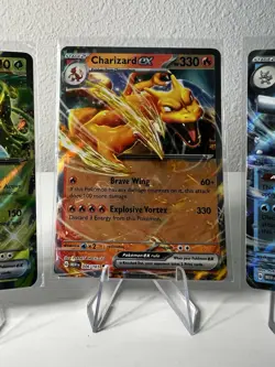 Charizard, Blastoise And Venusaur Ex - Pokemon 151 Three Card Set - Image 3