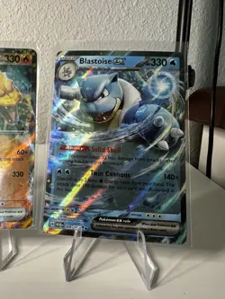 Charizard, Blastoise And Venusaur Ex - Pokemon 151 Three Card Set - Image 4