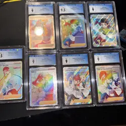 Huge Pokemon Rainbow CGC Slab Lot - Image 1