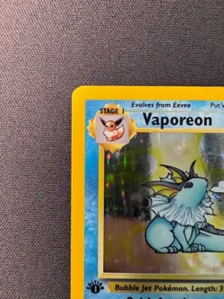 Pokemon - Jungle - 1999 - Vaporeon - Holo - 1st Ed - 12 - Image 3