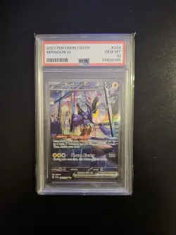 Pokemon Miraidon ex SIR 244/198 SV01: Scarlet & Violet Base Set PSA 10 GEM - Image 1