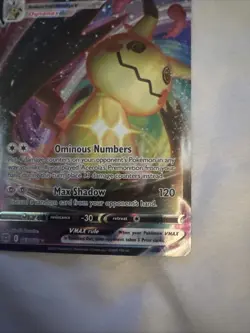 Pokemon TCG Mimikyu VMAX Holo Ultra Rare Card 069/172 Brilliant Stars - Image 4