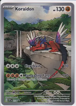Pokemon Card - Koraidon Scarlet & Violet Promo 014 Holo Illustration Rare - Image 1