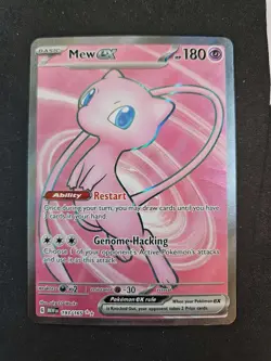 Pokemon TCG Mew EX 193/165 Scarlet & Violet 151 Ultra Rare English Edition NM - Image 1