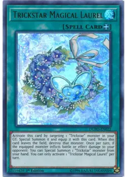 Yugioh - Trickstar Magical Laurel (Ultra Rare) (1st Edition) - DUPO-EN022 P - Image 1