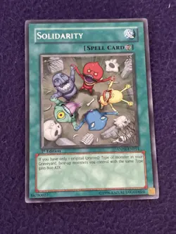 Yugioh! LP Solidarity - ANPR-EN054 - Rare - 1st Edition Lightly Played - Image 1