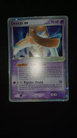 POKEMON DEOXYS EX HOLO EX DEOXYS 99/107 ENG GOOD NO SHINING CRYSTAL CHARIZARD - Image 1