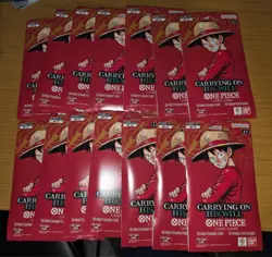 One Piece TCG: Carrying On His Will Sleeved Booster OP-13 English (LOT OF 14) - Image 1