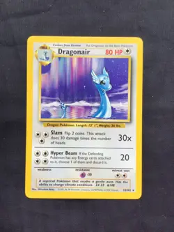 Pokemon Cards: Base Set Rare: Dragonair 18/102 - Image 1