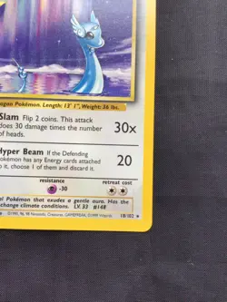 Pokemon Cards: Base Set Rare: Dragonair 18/102 - Image 4