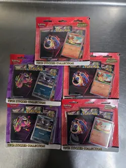 5x Pokemon TCG Ascended Heroes Tech Sticker Collection New Sealed Lot of 5 - Image 1