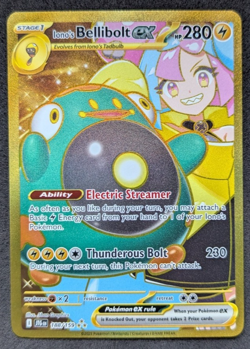 Pokemon TCG Ionos Bellibolt Ex 188/159 Full Art Secret Rare Journey Together - Image 1