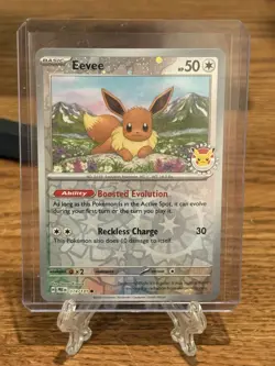 Pokemon Eevee 074/131 Pokemon Day 2025 Stamped Promo - Image 1