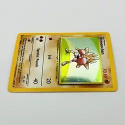 Hitmonchan Base Set 7/102 Holo Unlimited Holo Rare Pokemon TCG LP - Image 5