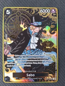 2nd Anniversary One Piece - Sabo (English) Black and Gold Promo - Image 2