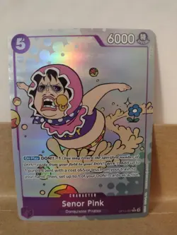 One Piece TCG Senor Pink Rare R OP10-067 Royal Blood English Foil Alt Art - Image 1