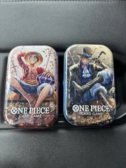 One Piece Tin Pack Set Vol 2 Factory Sealed 2 TIN LOT IN HAND Ready To Ship New - Image 1
