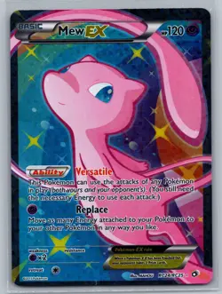 Pokemon TCG Mew EX (Full Art) #RC24/RC25 Legendary Treasures: Radiant Collection - Image 1